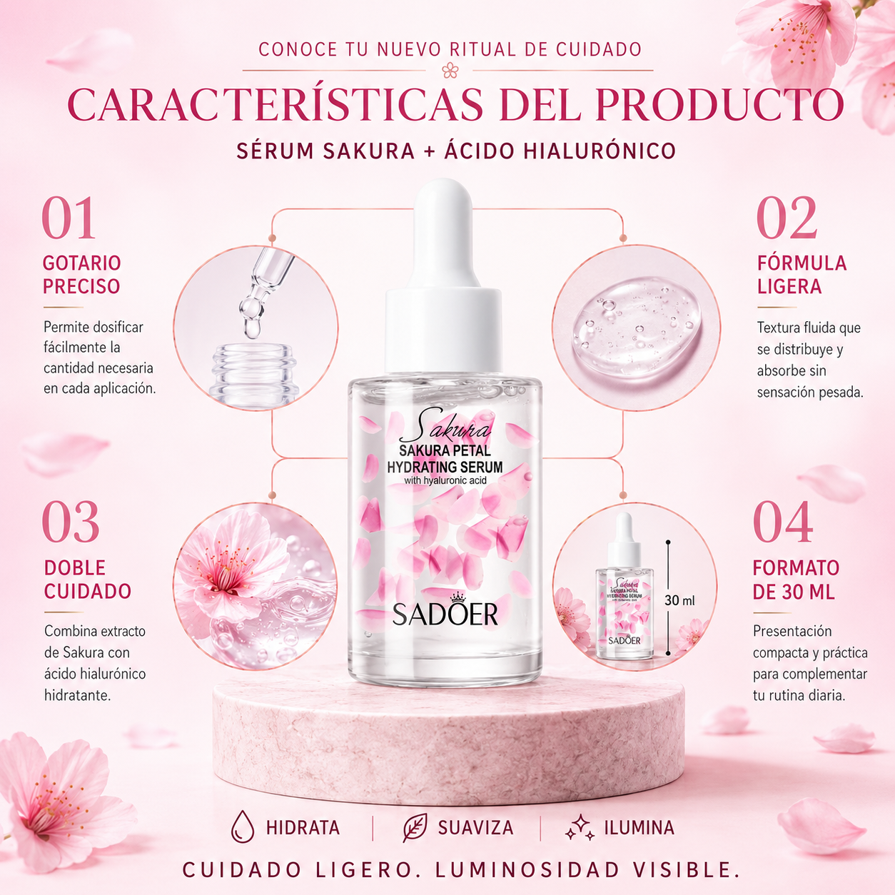 2x1 SakuraSerum™ | Hidratación y Luminosidad
