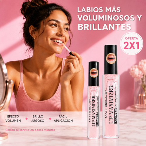 2x1 Plump Lips™ | Gloss Voluminizador de Labios