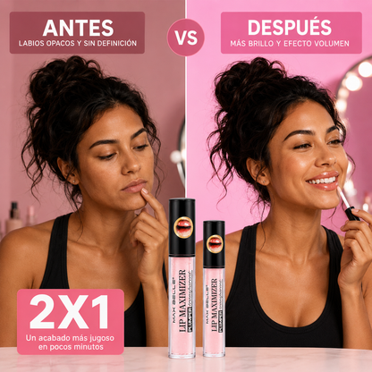 2x1 Plump Lips™ | Gloss Voluminizador de Labios