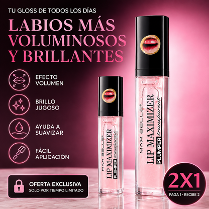 2x1 Plump Lips™ | Gloss Voluminizador de Labios